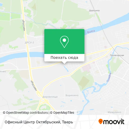 Карта Офисный Центр Октябрьский