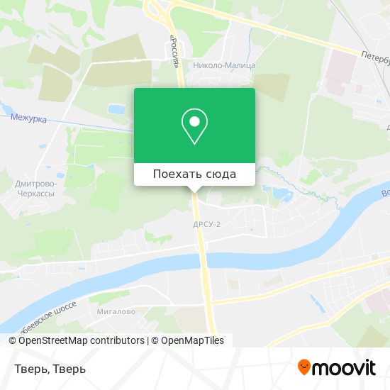 Карта Тверь