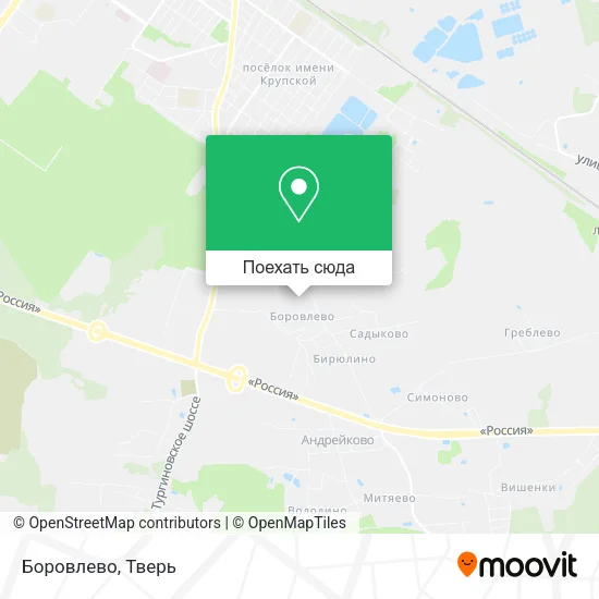 Карта Боровлево