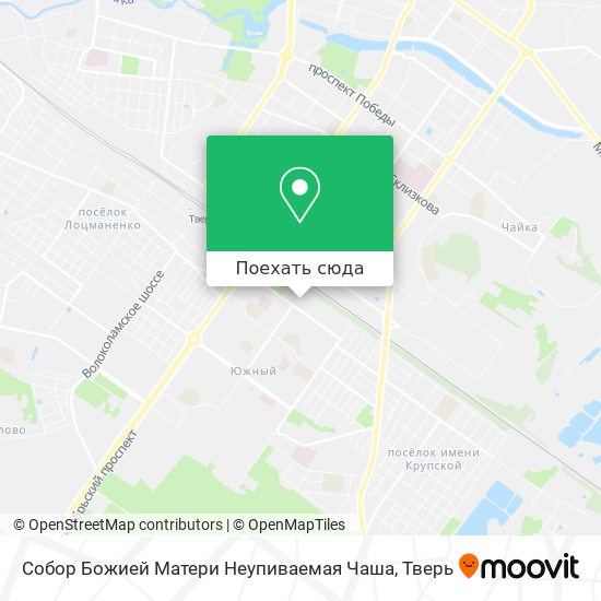 Карта Собор Божией Матери Неупиваемая Чаша
