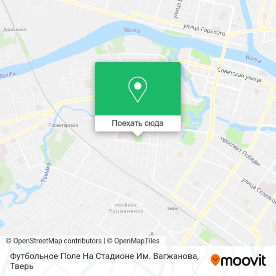 Карта Футбольное Поле На Стадионе Им. Вагжанова