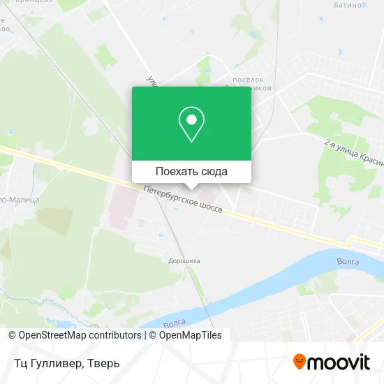 Карта Тц Гулливер