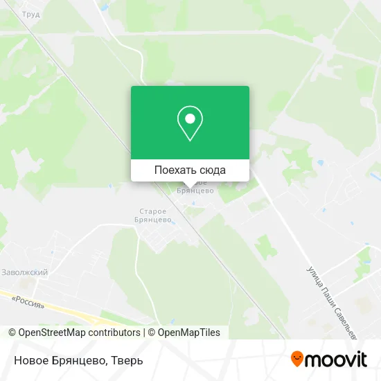 Карта Новое Брянцево