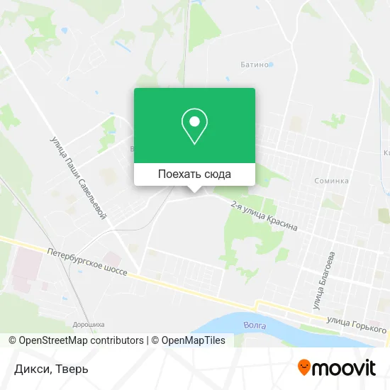 Карта Дикси