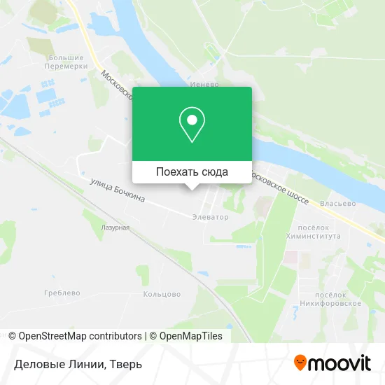 Карта Деловые Линии