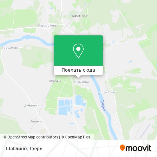 Карта Шаблино