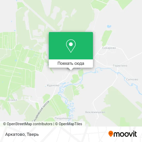 Карта Аркатово