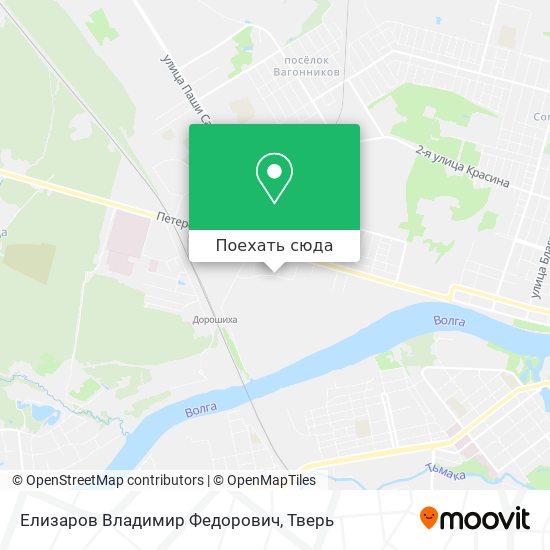 Карта Елизаров Владимир Федорович