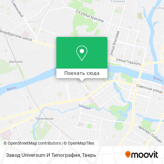 Карта Завод Universum И Типография