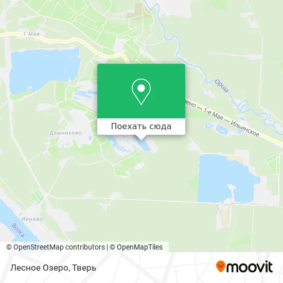 Карта Лесное Озеро