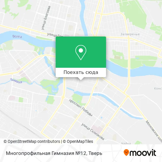 Карта Многопрофильная Гимназия №12