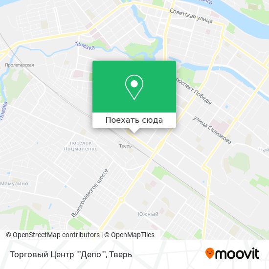 Карта Торговый Центр ""Депо""
