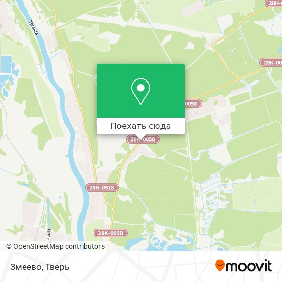 Карта Змеево