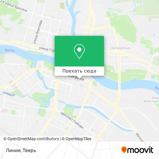Карта Линия