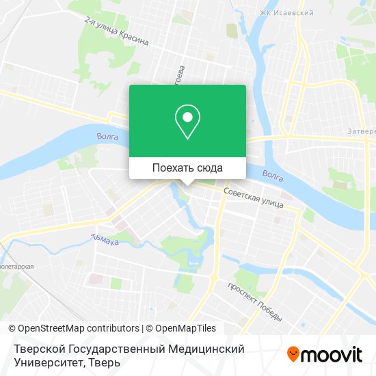 Карта Тверской Государственный Медицинский Университет