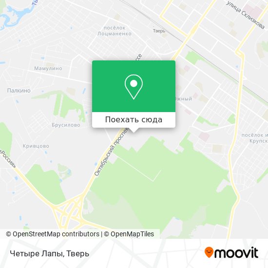 Карта Четыре Лапы