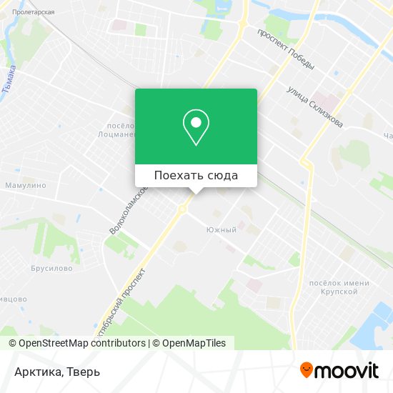 Карта Арктика