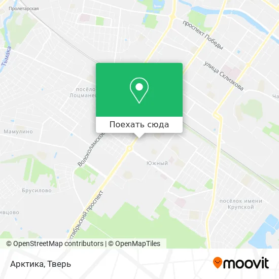 Карта Арктика