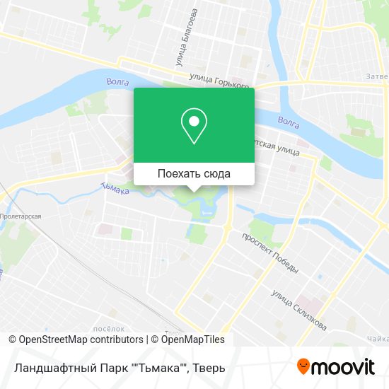 Карта Ландшафтный Парк ""Тьмака""
