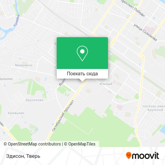 Карта Эдисон
