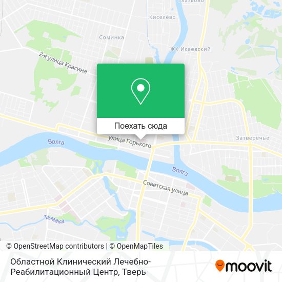 Карта Областной Клинический Лечебно-Реабилитационный Центр