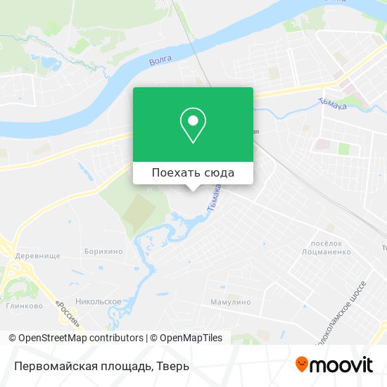 Карта Первомайская площадь