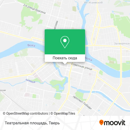 Карта Театральная площадь