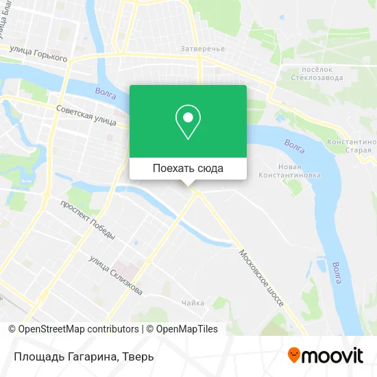 Карта Площадь Гагарина