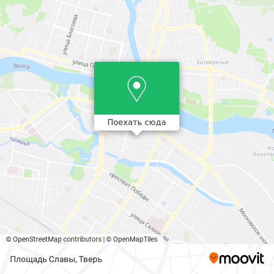 Карта Площадь Славы