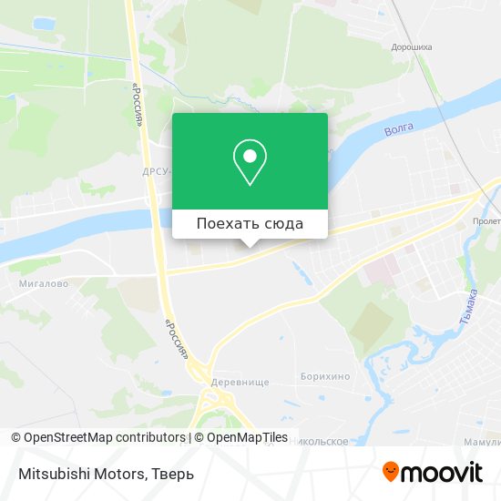 Карта Mitsubishi Motors
