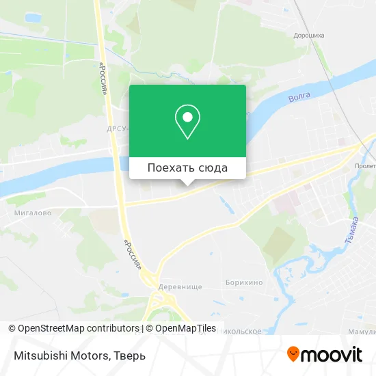 Карта Mitsubishi Motors