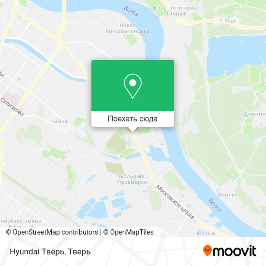 Карта Hyundai Тверь