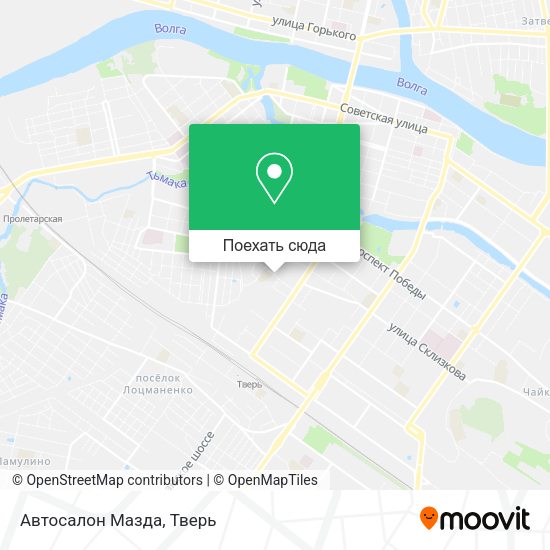 Карта Автосалон Мазда