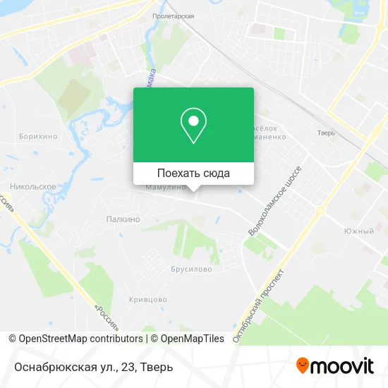 Карта Оснабрюкская ул., 23