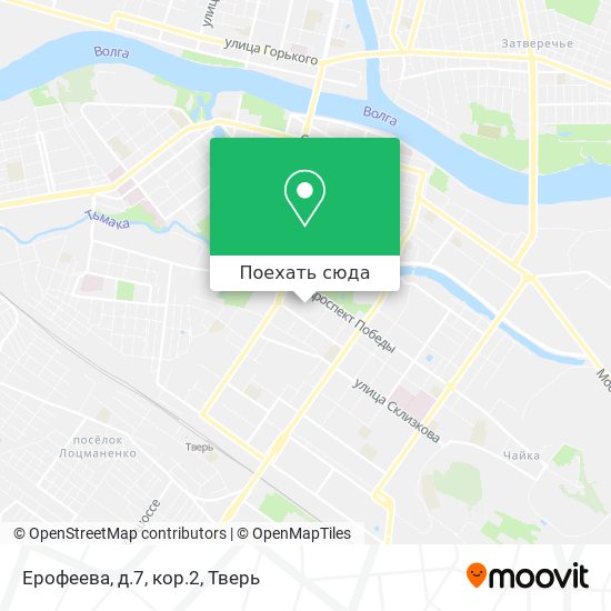 Карта Ерофеева, д.7, кор.2