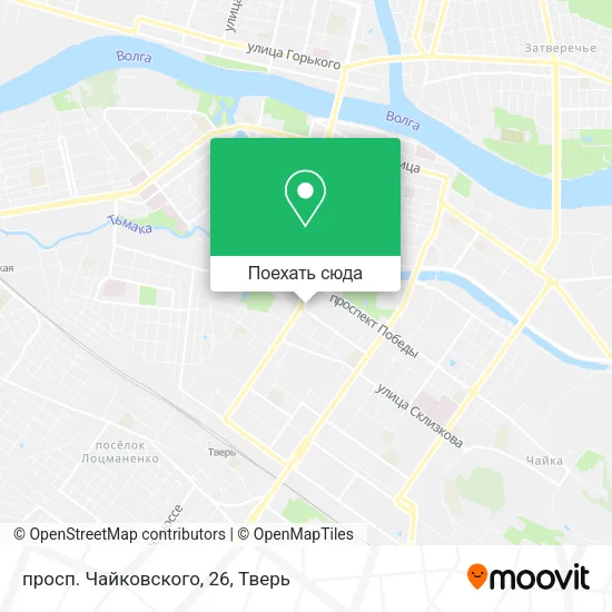 Карта просп. Чайковского, 26