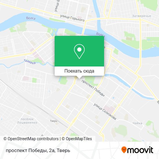 Карта проспект Победы, 2а