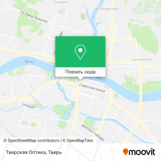 Карта Тверская Оптика