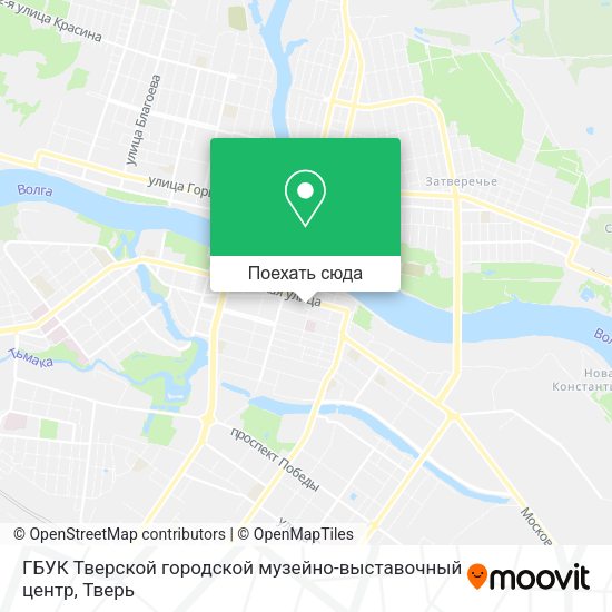 Карта ГБУК Тверской городской музейно-выставочный центр