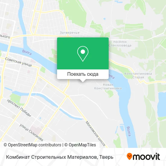 Карта Комбинат Строительных Материалов