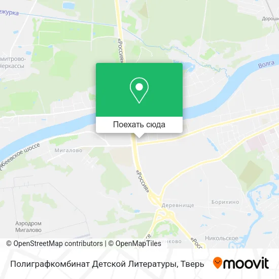 Карта Полиграфкомбинат Детской Литературы