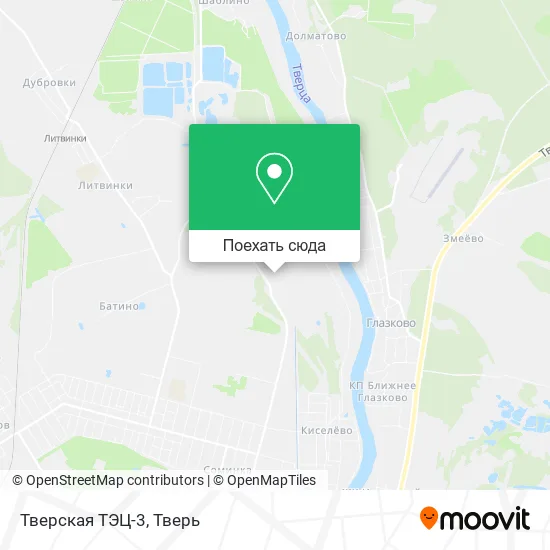 Карта Тверская ТЭЦ-3