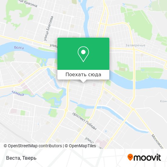 Карта Веста