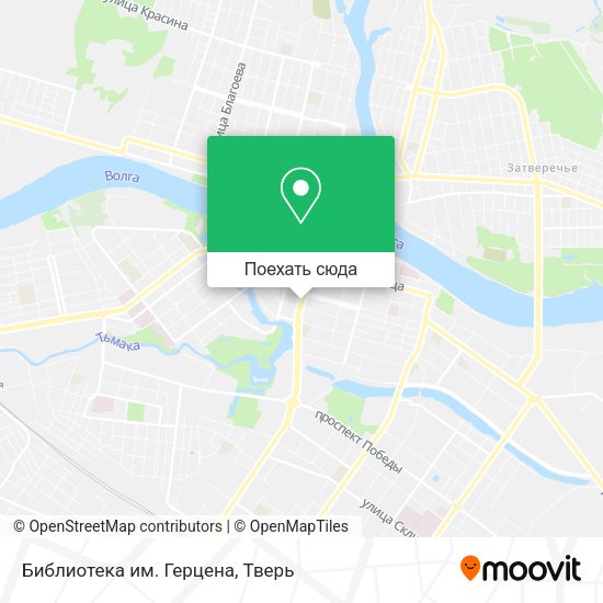 Карта Библиотека им. Герцена