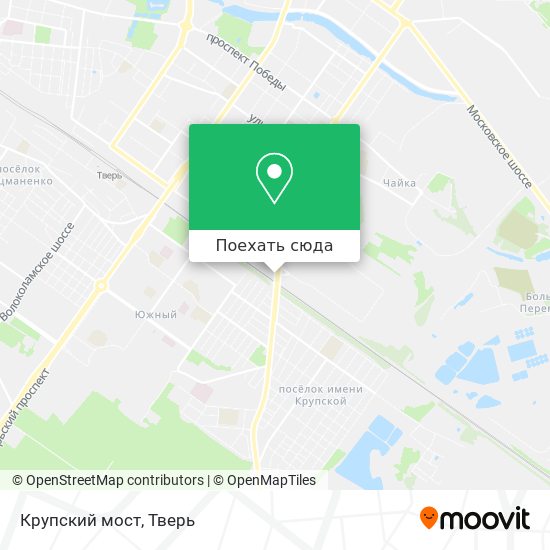 Карта Крупский мост