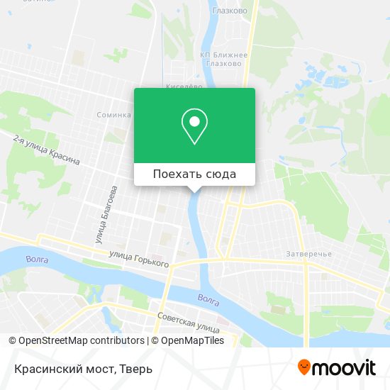 Карта Красинский мост