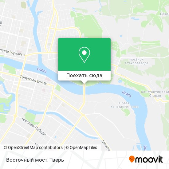 Восточный мост тверь карта