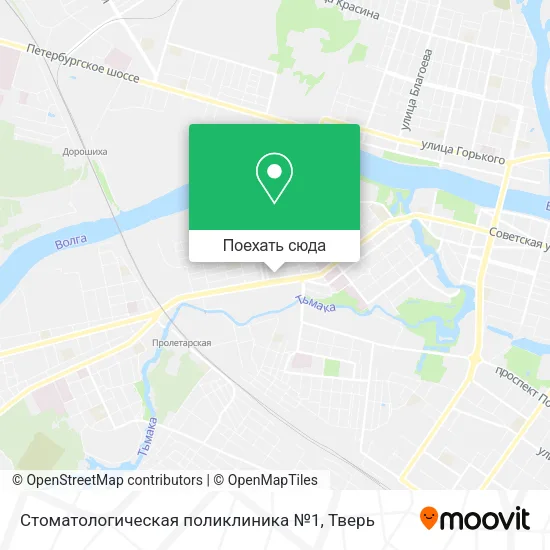 Карта Стоматологическая поликлиника №1
