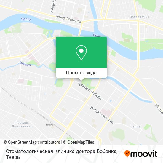 Карта Стоматологическая Клиника доктора Бобрика