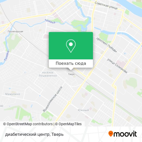 Карта диабетический центр